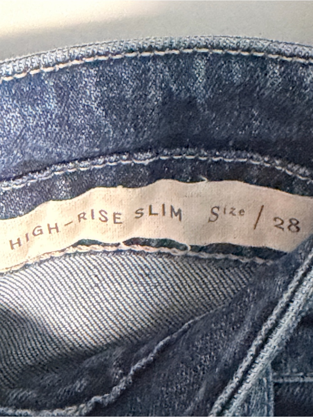 Pilcro Anthropologie High-Rise Slim Jeans Women's 28 Button Fly Utility Pockets - Picture 9 of 15